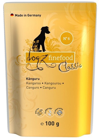 Dogz Finefood Classic N.06 Kangur saszetka 100g Dogz Finefood Classic N.06 Kangur saszetka 100g