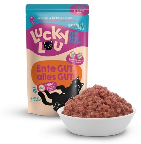 Lucky Lou Lifestage Adult Drób i kaczka saszetka 125g Lucky Lou Lifestage Adult Drób i kaczka saszetka 125g