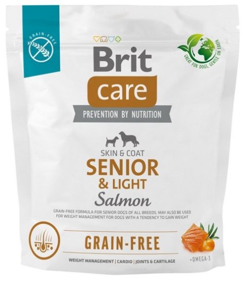 Brit Care Grain Free Senior & Light Salmon 1kg Brit Care Grain Free Senior & Light Salmon 1kg