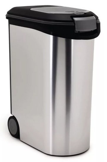 Curver Pojemnik na karmę srebrny 20kg Curver Pojemnik na karmę srebrny 20kg