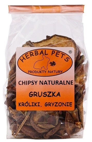 Herbal Pets Chipsy naturalne - gruszka 75g Herbal Pets Chipsy naturalne - gruszka 75g