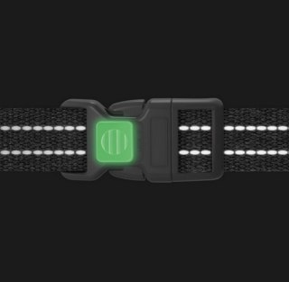 Collar WauDog Re-Cotton Szelki z rączką z regenerowanej bawełny anatomiczne w kształcie litery H, odblaskowe z QR-paszportem, pl