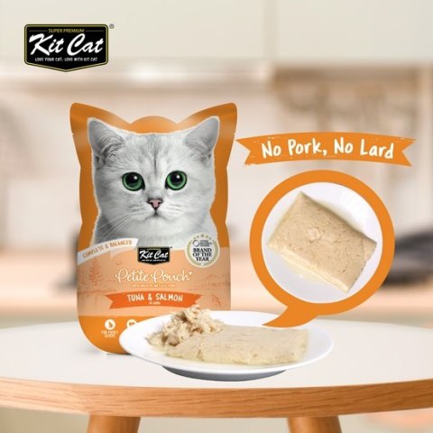 Kit Cat Petite Pouch Tuna & Salmon saszetka 70g