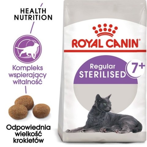 Royal Canin Sterilised 7+ karma sucha dla kotów dorosłych, od 7 do 12 roku życia, sterylizowanych 3,5kg Royal Canin Sterilised 7+ karma sucha dla kotów dorosłych, od 7 do 12 roku życia, sterylizowanych 3,5kg