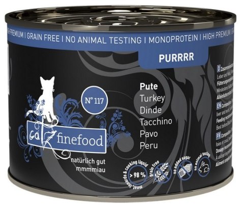 Catz Finefood Purrrr N.117 Indyk puszka 200g Catz Finefood Purrrr N.117 Indyk puszka 200g